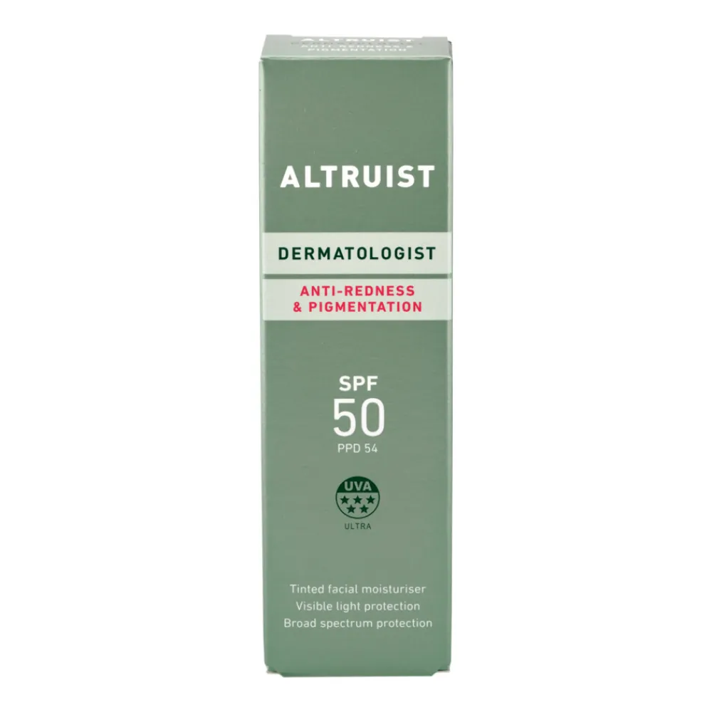 Altruist Zonnebrand Crème Anti-Roodheid en Pigment SPF 50 30 ml