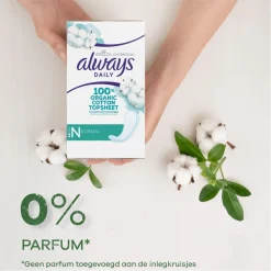 Always Dailies Inlegkruisjes Cotton Protection Normal 38 stuks