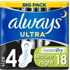 Always Maandverband Platinum Ultra Night 18 stuks