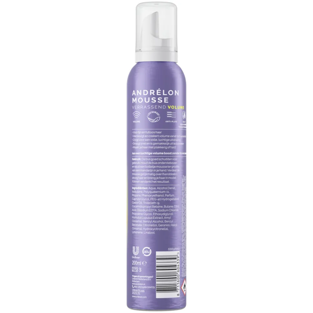 Andrélon Mousse Verrassend Volume 200 ml