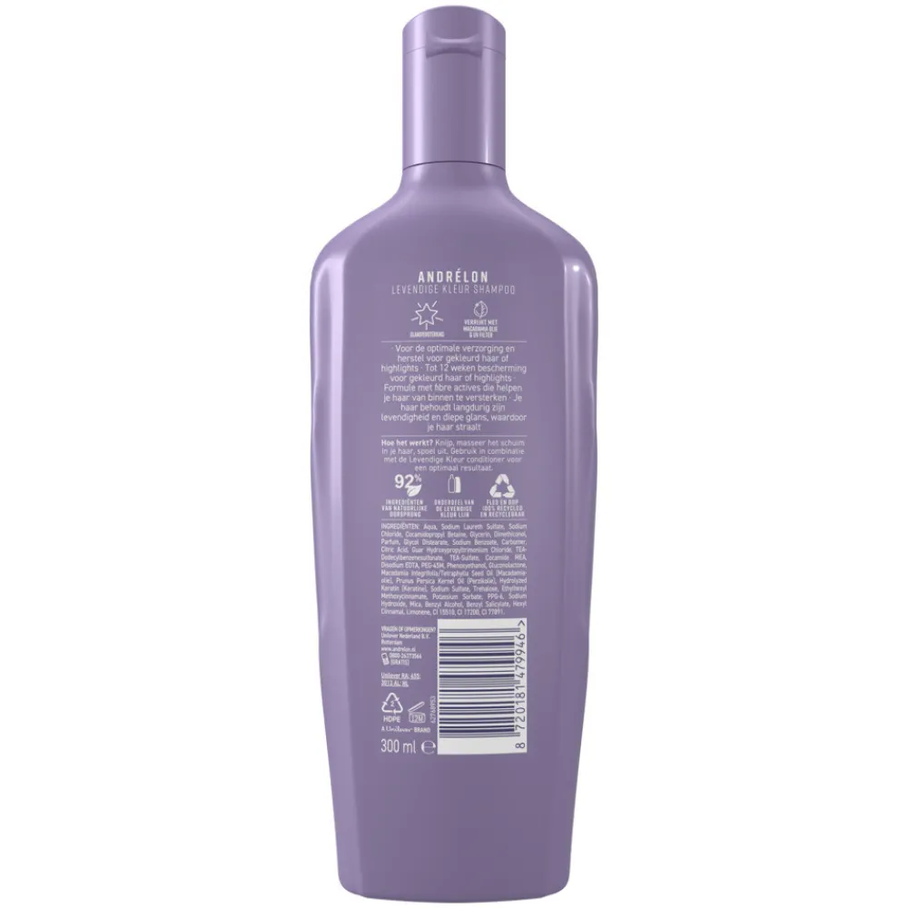 Andrélon Shampoo Levendige Kleur 300 ml