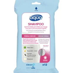 Aqua Washandjes Shampoo 12 stuks