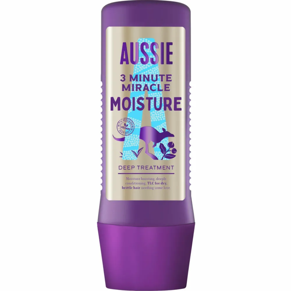 Aussie Haarmasker 3 Minute Miracle Moisture Intensieve Vegan Haarverzorging 225 ml