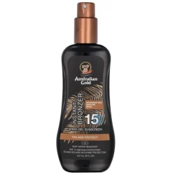 Australian Gold Instant Bronzer Zonnebrand Spray Gel SPF 15 237 ml