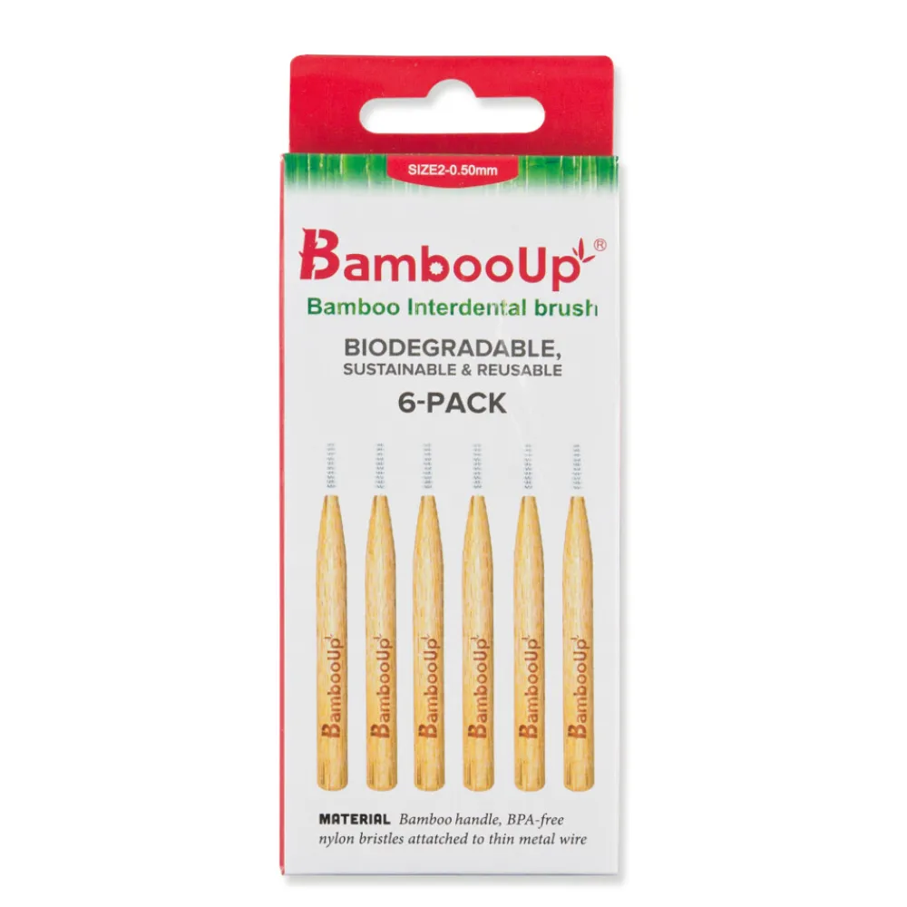 BambooUp Bamboo Interdentale Borstels 0,50mm 6 stuks
