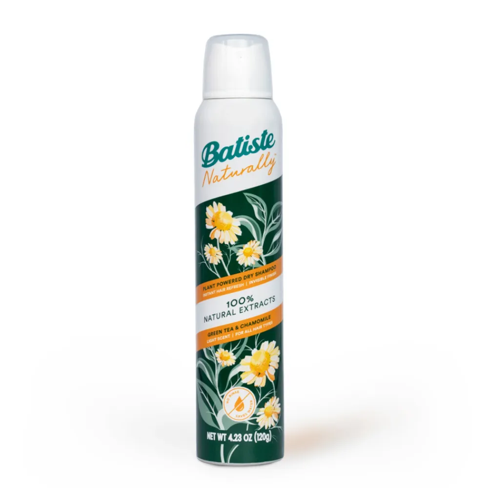 Batiste Naturally Droogshampoo Green Tea & Chamomile 200 ml