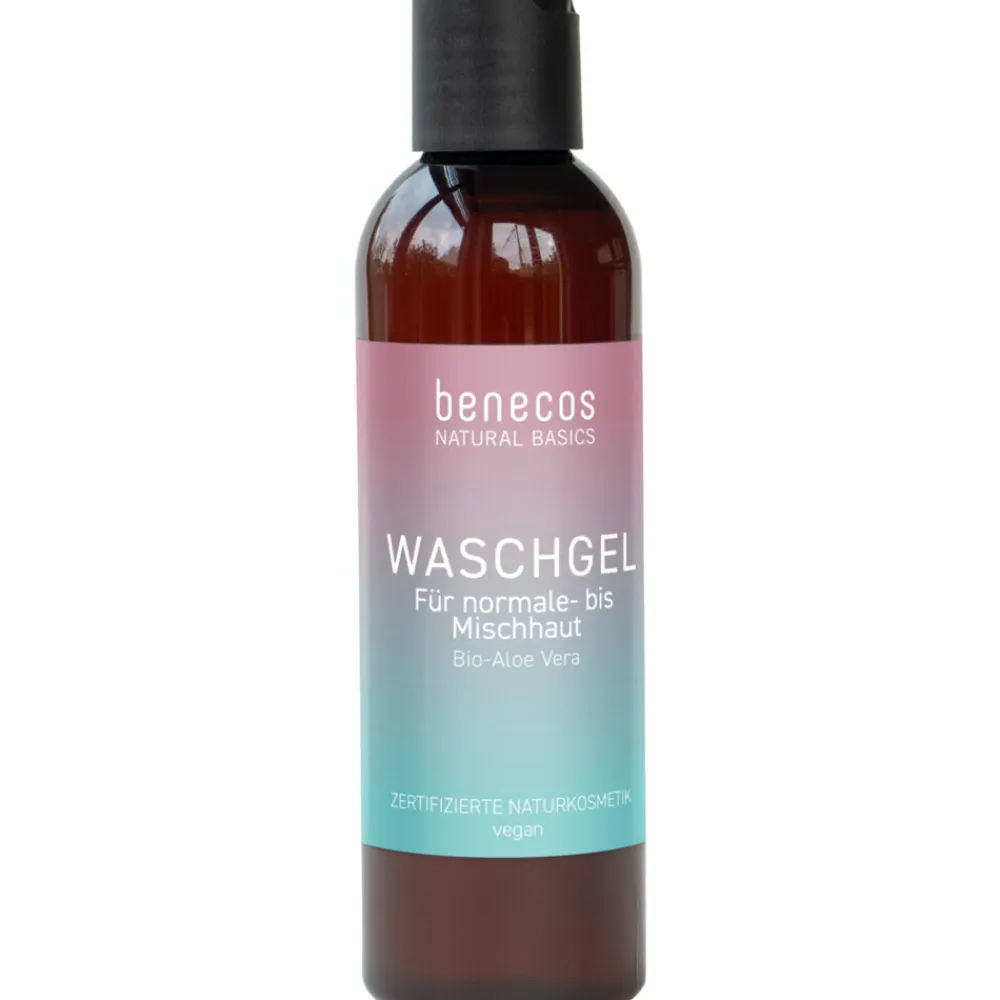Benecos Natural Basics Wasgel Gezicht Organic Aloe Vera Juice 200 ml