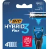 Heren Bic Mesjes Hybrid Flex 3 Cart