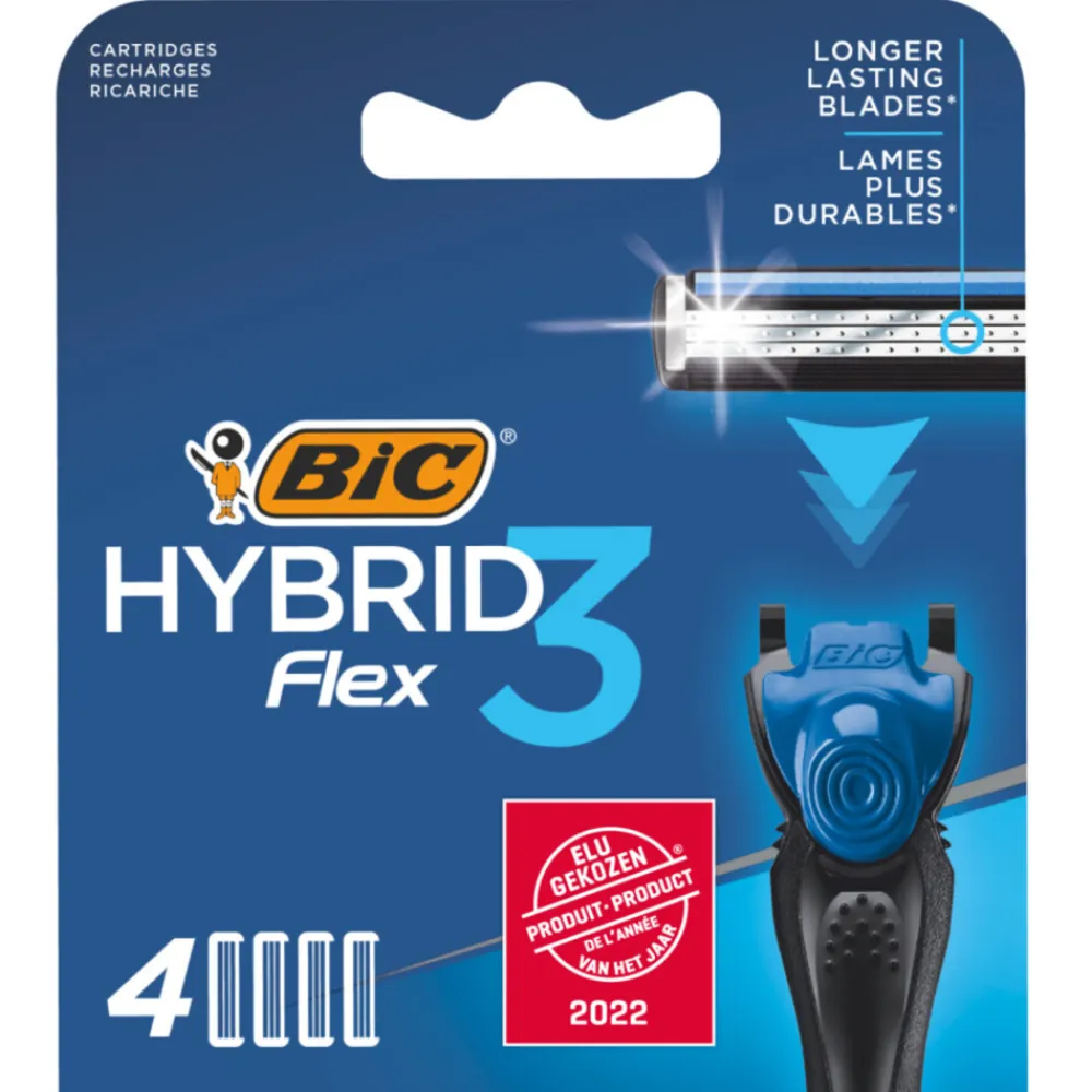Heren Bic Mesjes Hybrid Flex 3 Cart