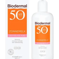 Biodermal Gevoelige Huid Zonnemelk SPF 50+ 200 ml
