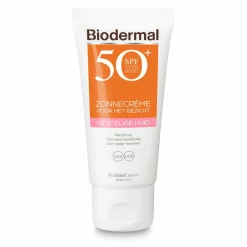 Biodermal Gevoelige Huid Zonnecrème Gezicht SPF 50+ 50 ml
