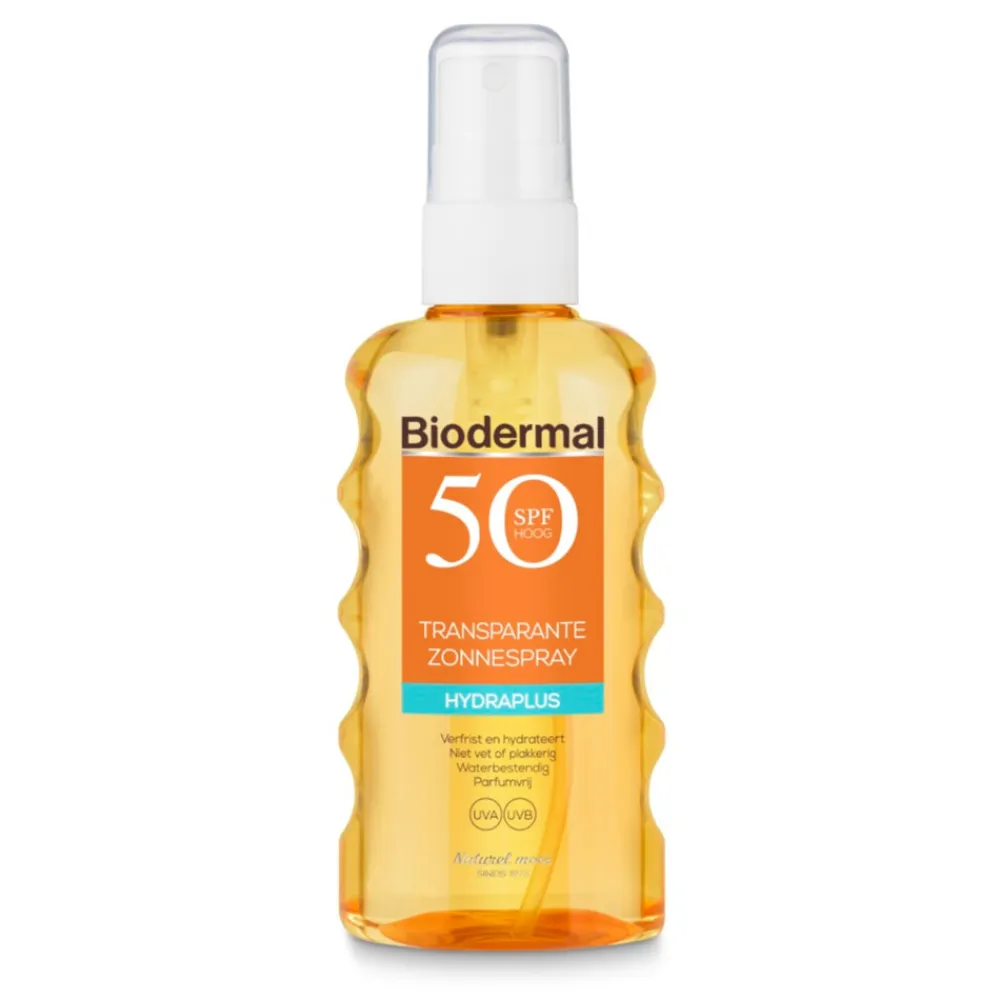 Biodermal Zonnespray Transparant SPF 50+ 175 ml