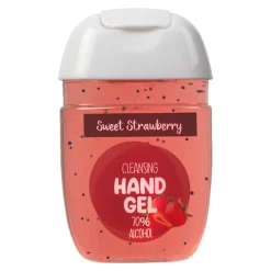 Biolina Handgel 70% Alcohol Strawberry