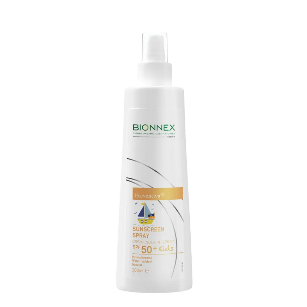 Bionnex Preventiva Zonnebrand Spray SPF 50+ Kids 200 ml
