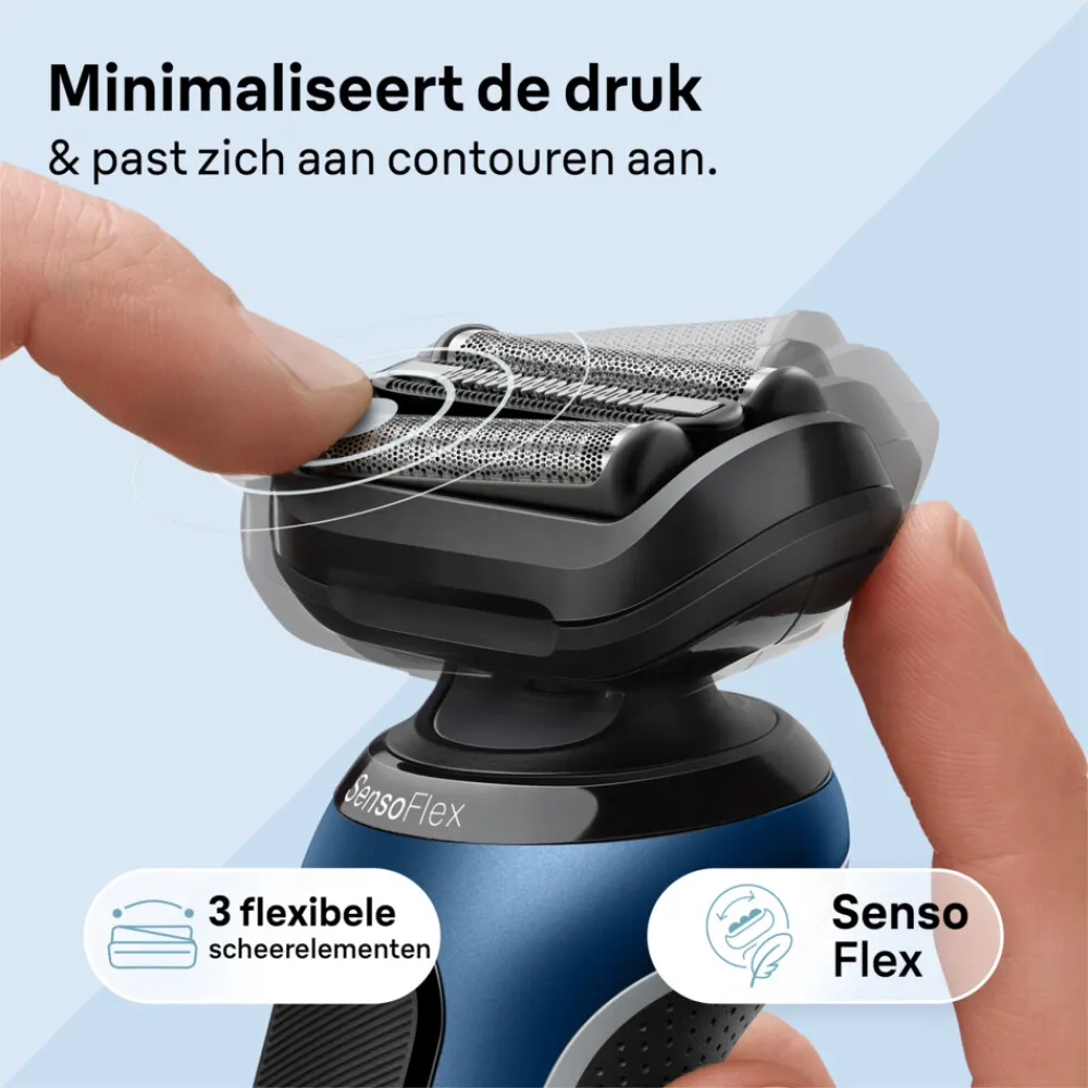 Heren Braun Elektrisch Scheerapparaat Series 6 61-B1000s Blauw