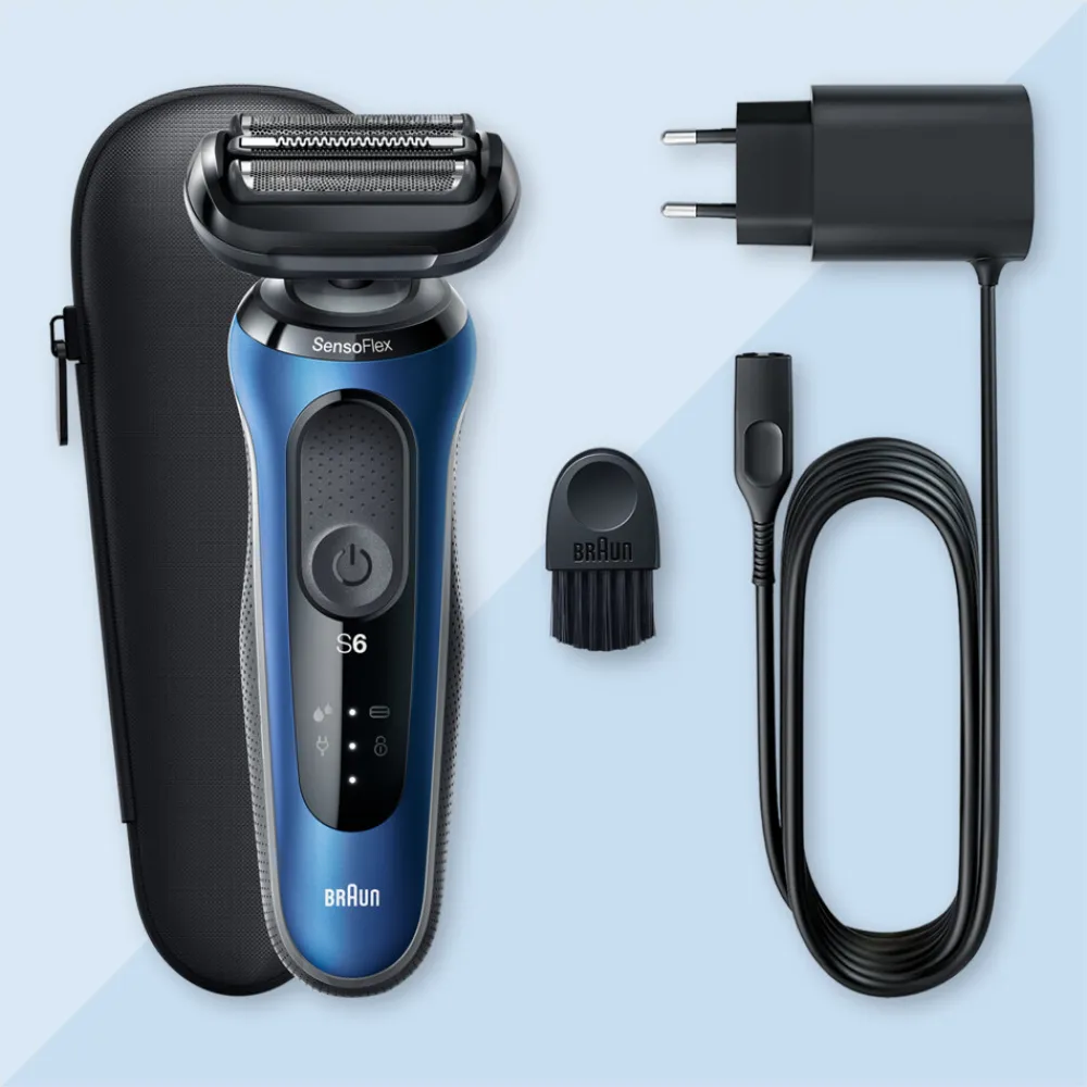 Heren Braun Elektrisch Scheerapparaat Series 6 61-B1000s Blauw