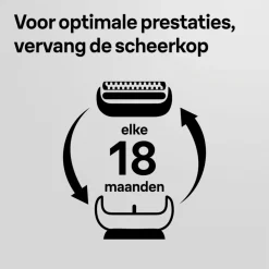 Heren Braun Elektrisch Scheerapparaat Vervangingskop Series 7 73S