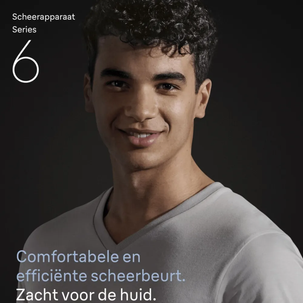 Heren Braun Elektrisch Scheerapparaat Series 6 62-B1200S Blauw