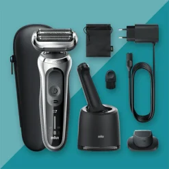 Heren Braun Elektrisch Scheerapparaat Series 7 71-S7200cc Zilver