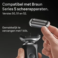 Heren Braun Elektrisch Scheerapparaat Vervangingskop Series 7 74S