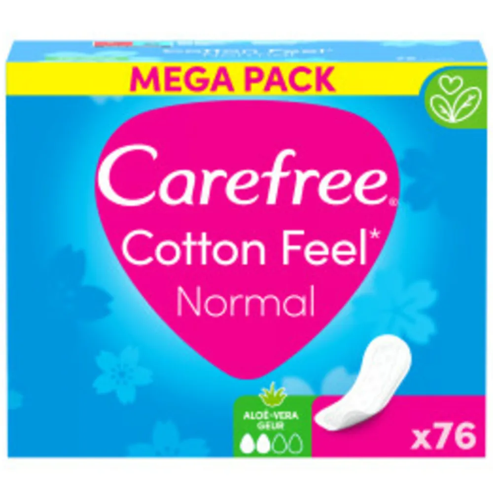 Carefree Cotton Feel Aloe 76 stuks