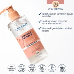 Celenes Bergbraam Reinigende Foam Gel Droge / Gevoelige Huid 250 ml