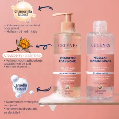 Celenes Bergbraam Reinigende Foam Gel Droge / Gevoelige Huid 250 ml