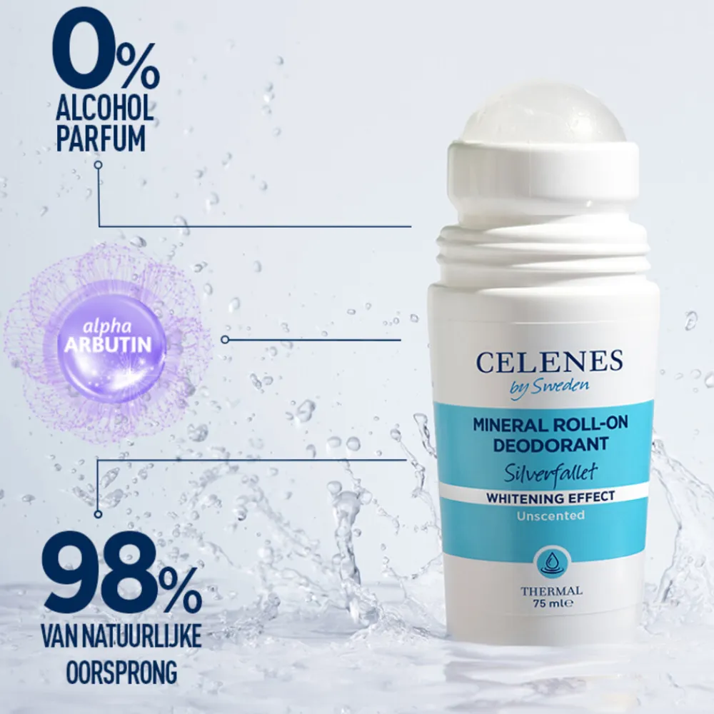 Celenes Thermal Mineral Roller Deodorant Whitening 75 ml
