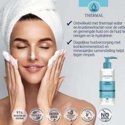 Celenes Thermal Reinigende Foam Gel Vettige / Combinatie Huid 250 ml