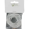 Damselle Elastiek Wit Lang 12 stuks
