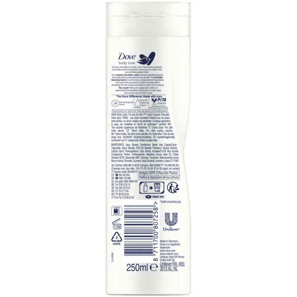 Dove Bodylotion Intensive 250 ml