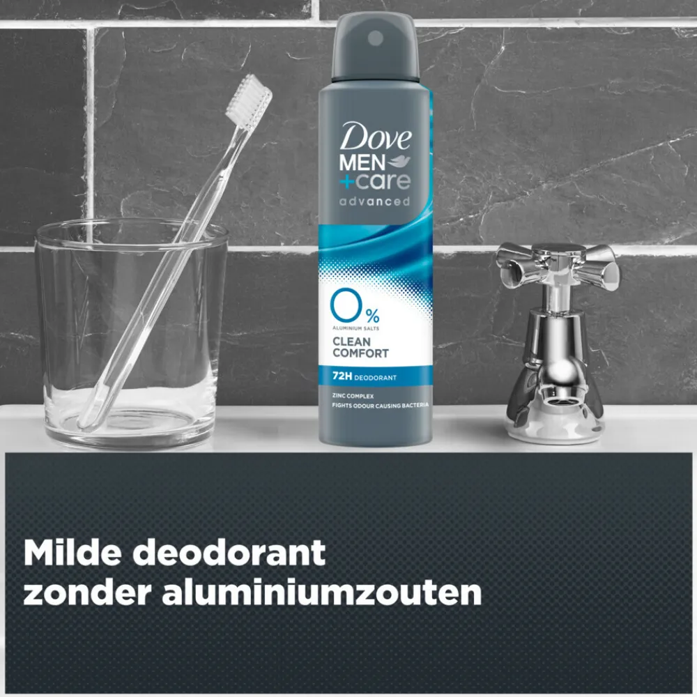 Dove Deodorant Men+ Care 0% Clean Comfort 150 ml