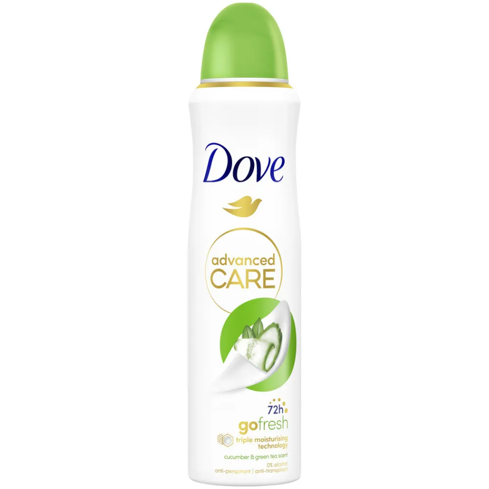 Dove Deodorant Spray Advanced Care Cucumber & Green Tea 150 ml