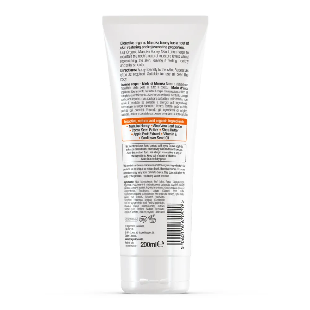 Dr. Organic Manuka Honing Huidlotion 200 ml