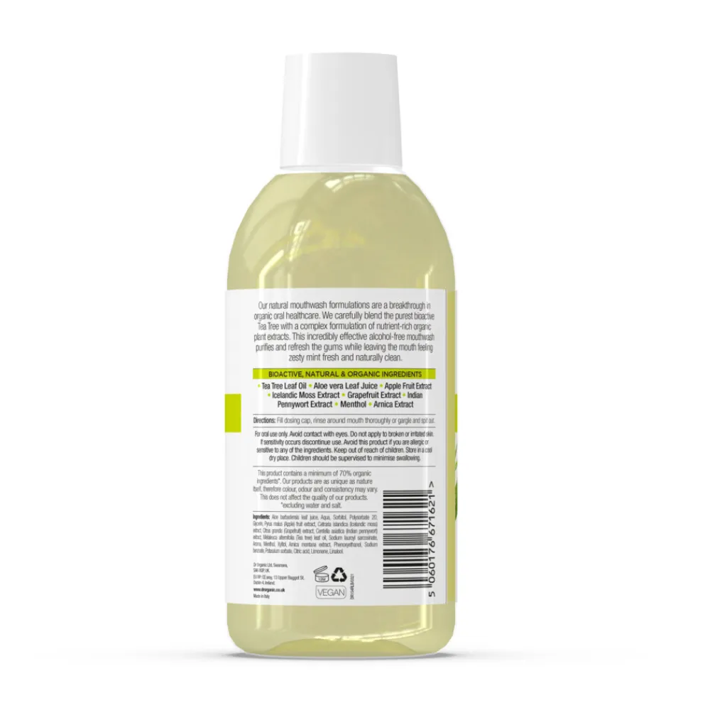 Dr. Organic Tea Tree Mondspoelwater 500 ml