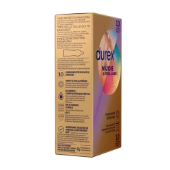 Durex Condooms Nude Extra Lube 10 stuks