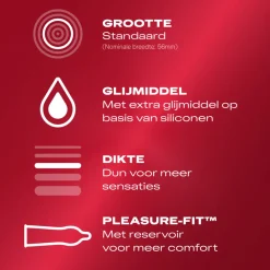 Durex Condooms Thin Feel met Extra Glijmiddel 40 stuks