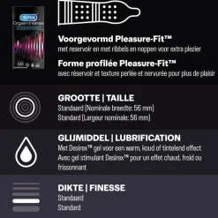 Durex - Orgasm Intense Condooms 10 stuks & Performa Condooms 10 stuks Pakket