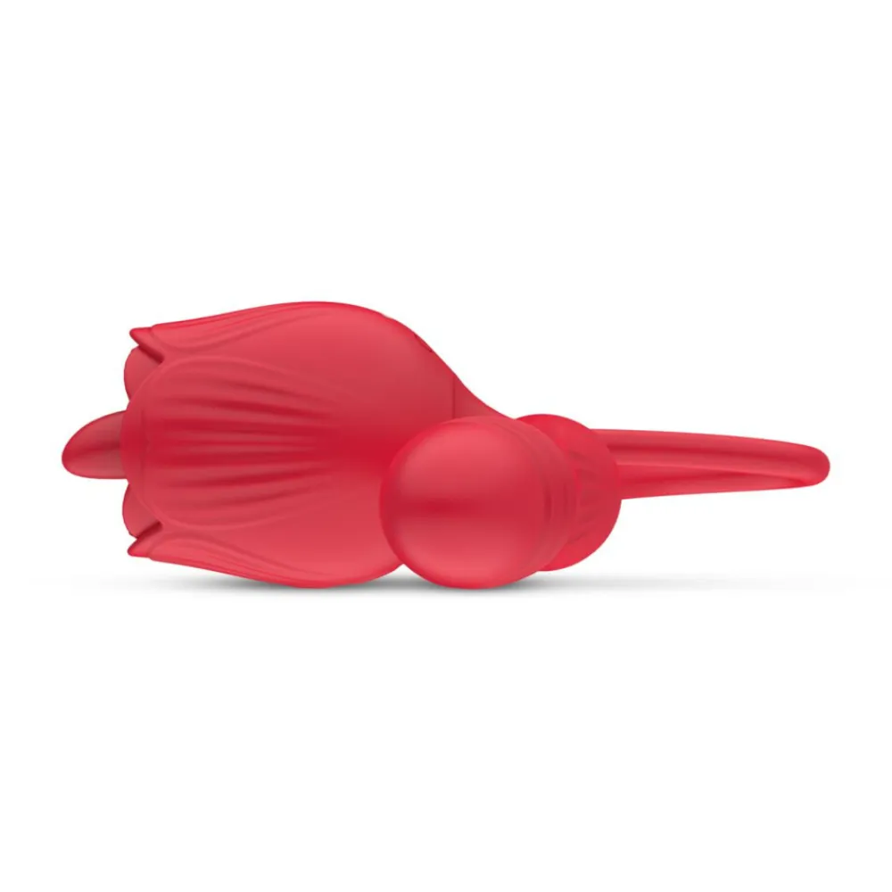 Easytoys Clitoris Vibrator met Stotende Dildo The Rose