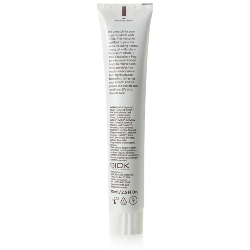 Ecodenta Tandpasta Met Hennepolie 75 ml