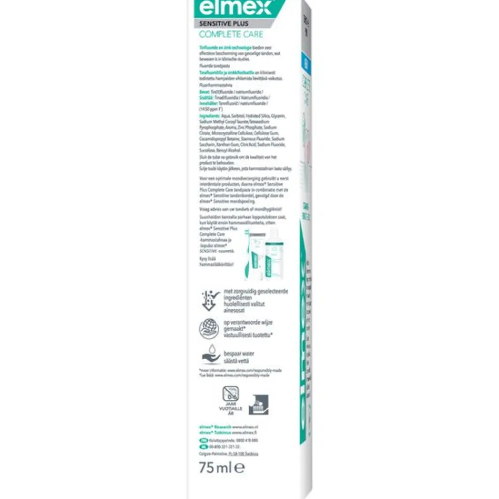 Elmex Tandpasta Sensitive Plus Complete Protection 75 ml