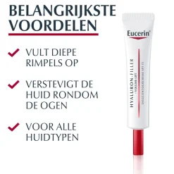 Eucerin Hyaluron-Filler + Volume-Lift Oogcontourcrème SPF 15 15 ml
