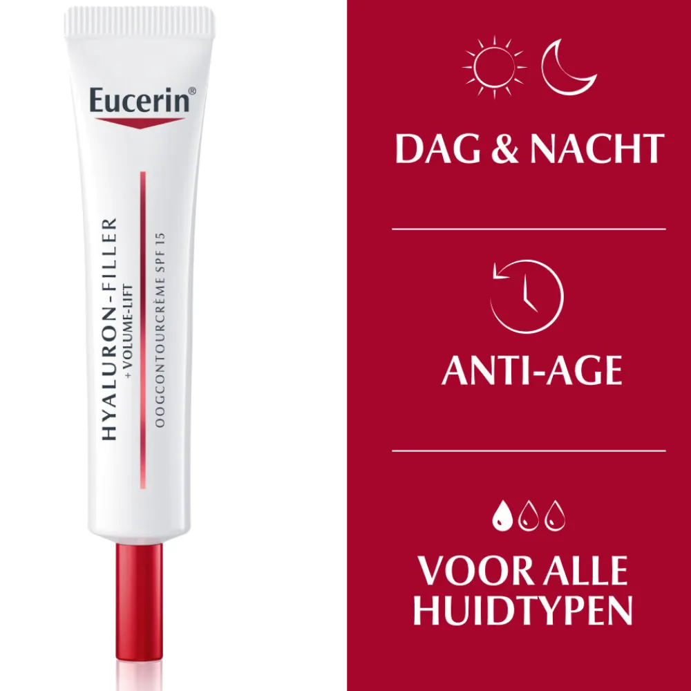 Eucerin Hyaluron-Filler + Volume-Lift Oogcontourcrème SPF 15 15 ml