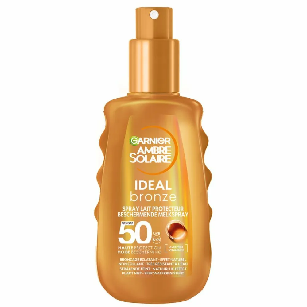 Garnier Ambre Solaire Ideal Bronze Beschermende Melkspray SPF 50 150 ml