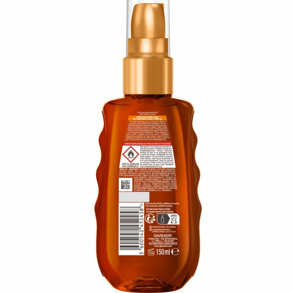 Garnier Ambre Solaire Ideal Bronze Beschermende Zonneolie SPF 15 150 ml