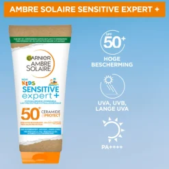 Garnier Ambre Solaire Sensitive Expert+ Kids Zonnebrandmelk SPF 50+ 175 ml