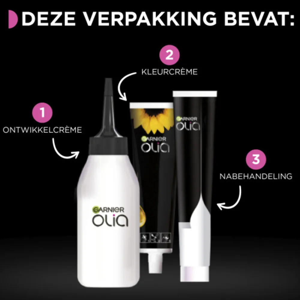 Garnier Olia Permanente Crèmekleuring 3.0 Donkerbruin