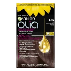 Garnier Olia Permanente Crèmekleuring 4.15 Kastanje Middenbruin