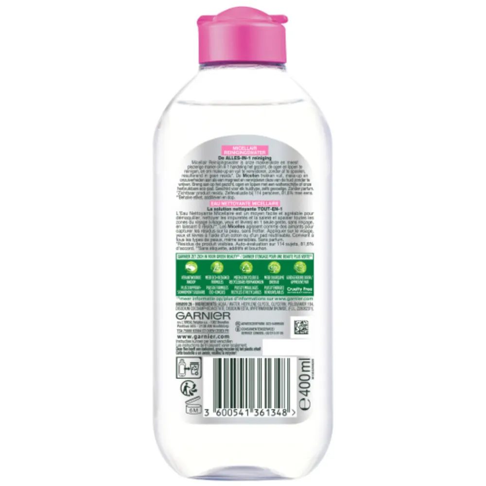 Garnier SkinActive Micellair Reinigingswater voor Gevoelige Huid 400 ml