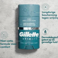 Heren Gillette Intimate Anti-Schuurstick 48 gr